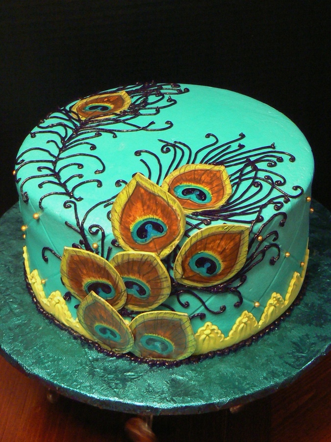 Peacock as an Inspiration for Cake Decoration