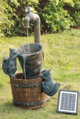 solar fountains fontaine solaire garden powered fountain water robinet et extrieur ecureuils tableau choisir un