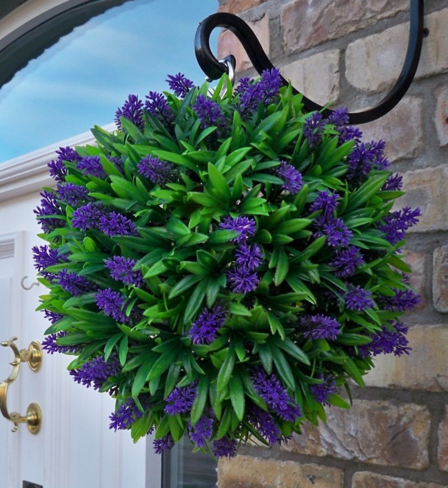 DIY Hanging Flower Ball for Your Garden