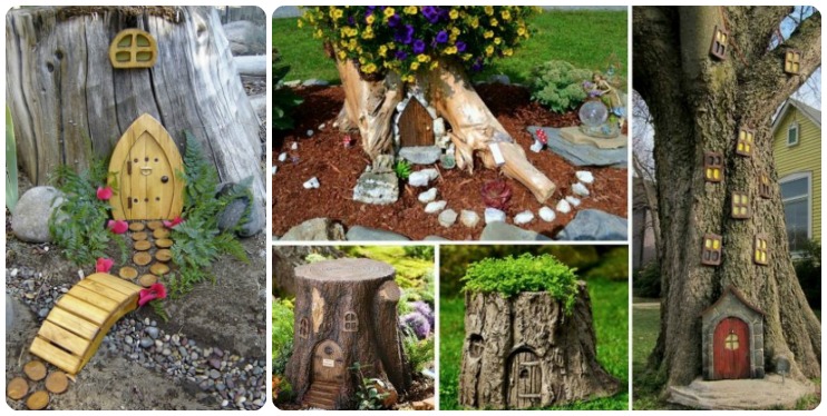 How To Turn Your Old Tree Stump Into Beautiful Garden Decoration