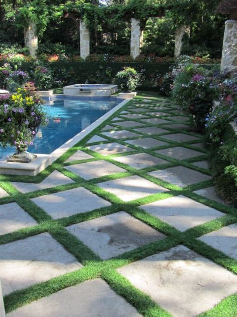 Inspire Yourself How To Make Grass Tiles In Your Garden (20+ Ideas)