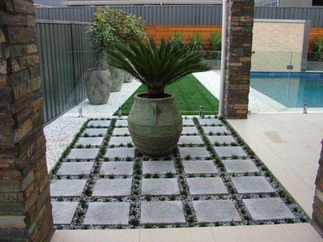 Inspire Yourself How To Make Grass Tiles In Your Garden (20+ Ideas)