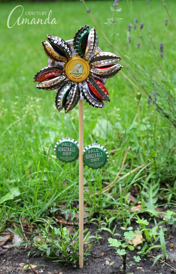 DIY Garden Art Flowers 06