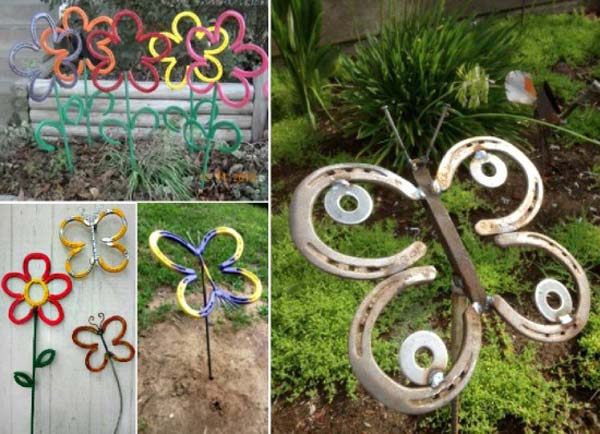 DIY Garden Art Flowers 17