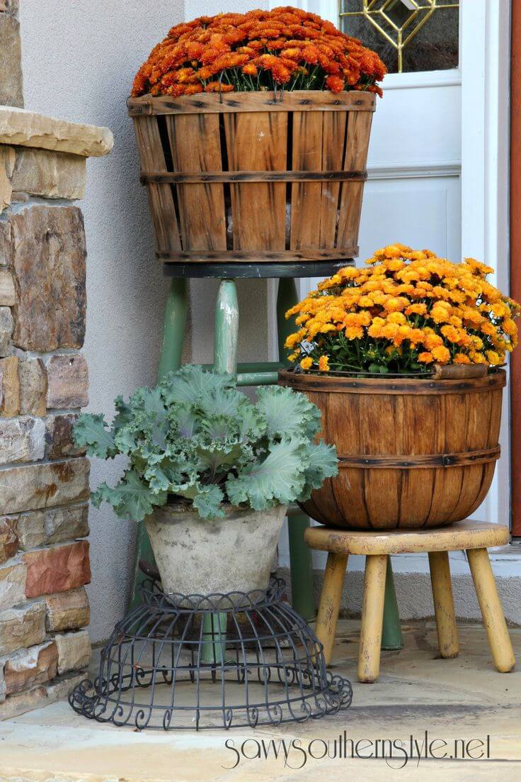 15 Unique Front Door Flower Pots To WOW Your Guests