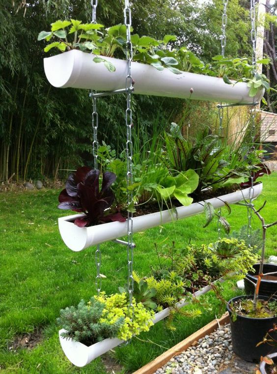 Gutter Garden Ideas 12