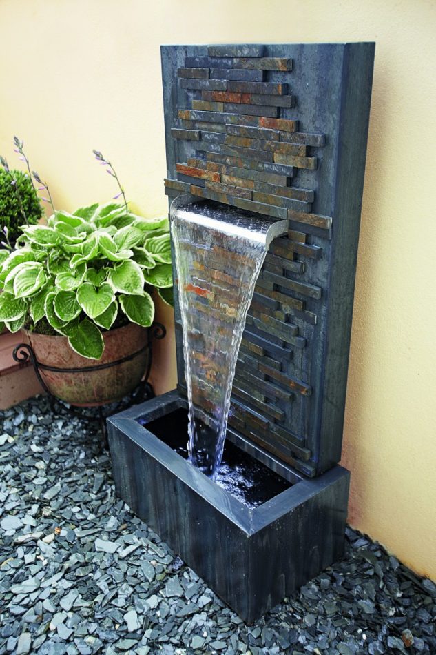 waterfall wall fountain