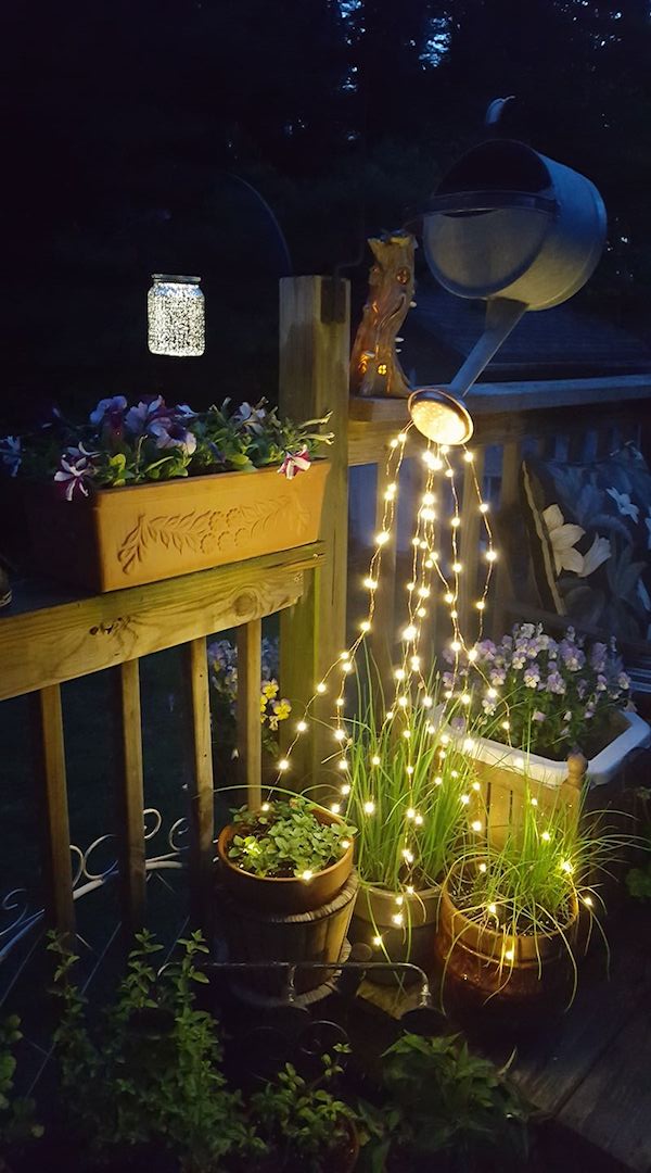 Decorate Your Garden With This Awesome DIY Glowing Watering Can