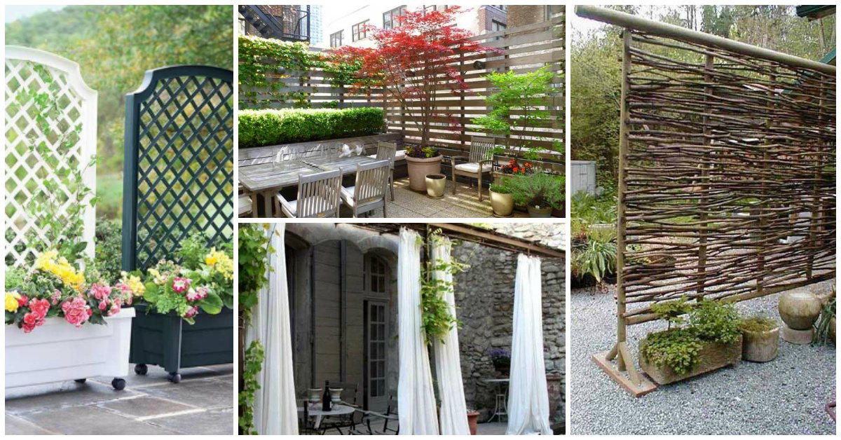 17 Fascinating and Low Budget Ideas for Your Yard and Patio Privacy